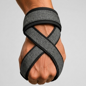 Correas de Doble Bucle con Cierre a Presión para Entrenamiento de Levantamiento de Pesas, Correa en Forma de 8 de Algodón de la Mejor Calidad, Ajustable, Transpirable y Ecológica - Product Image 4