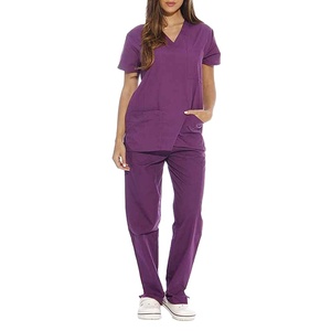 Ropa de Trabajo Clínica Antimicrobiana Elástica y Avanzada para Personal de Salud, Uniforme de Hospital de Enfermería Textil Fino - Product Image 1