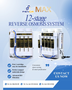 Système d'osmose inverse électrique 7 étapes pour hôtels et foyers, 100 GPD, autonettoyant, sans réservoir, filtre à eau de comptoir en plastique, vente en gros - Product Image 1