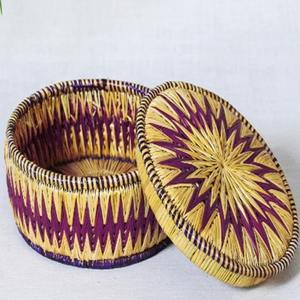 Boîte de service pour roti/chapati en herbe de Sabai écologique Ecowoodies - Design traditionnel, récipient multifonctionnel pour la vente en gros - Product Image 3