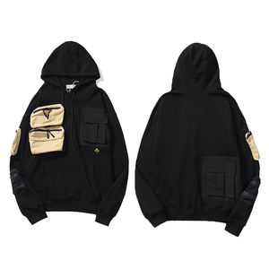 Sweat-shirts à capuche pour hommes à prix abordable, vente en gros, logo personnalisé, polaire, pull à capuche, uni, streetwear décontracté, nouveau look - Product Image 1