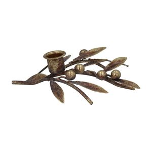 Candelabro de Metal Hecho a Mano, Acabado Bronce Vintage, Candelabro Alto, Decoración Moderna para el Hogar, Centro de Mesa - Product Image 3