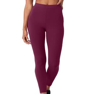 Pantalon de yoga taille haute de qualité supérieure pour femmes, vêtements de sport moulants à la mode, tricoté et respirant, design personnalisé - Product Image 1