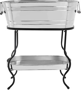 Premium <b>Stand</b> Base Ice Tubs For Outdoor Party Events Stylish Beverage Cooling <b>Bucket</b> Garden And Lawn Wedding Use From India - Product Image 3