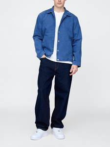 Vestes Coach Décontractées Tendance pour Hommes Printemps-Automne, Col Rabattable Traditionnel, Boutons Pression, Poches Utilitaires, Coupe-Vent - Product Image 3