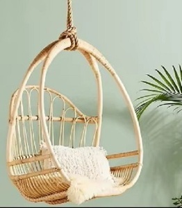 Wholesale Customized Weather Wicker <b>Egg</b> Farmhouse Hanging Chair Outdoor Swing <b>Seat</b> Non-Waterproof Cushion Rustic Patio Furniture - Product Image 3