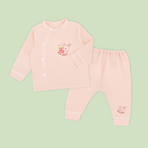 Ensemble de vêtements pour bébé en tricot extensible à manches longues avec fermeture à boutons, dessin animé mignon, unisexe, 4 saisons, en stock - Product Image 3