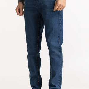 Jeans en denim pour homme de haute qualité, tissage solide respirant, coupe décontractée, tissu durable, idéal pour l'été - Product Image 6