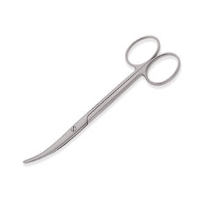 Tijeras de enucleación para instrumentos oftálmicos, curva media y fuerte, puntas romas, para venta en línea - Product Image 1
