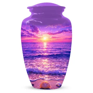 Unique New Personalized Ocean Sunset Cremation Urn Adult Large Mini & <b>Keepsake</b> Urn <b>for</b> Human <b>Ashes</b> - Product Image 1