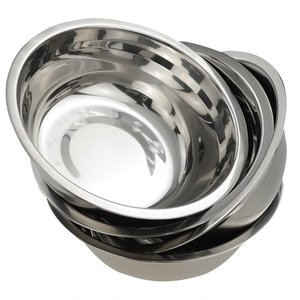 Juego de Tazones de Acero Inoxidable, Aptos para Lavavajillas, Paquete de 4 - Product Image 1