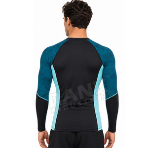 New Style Adults <b>Men</b> <b>Rash</b> <b>Guards</b> Made With Spandex / Polyester For Wholesale <b>Rash</b> <b>Guard</b> <b>Men</b> Long Sleeve Rashguard - Product Image 4