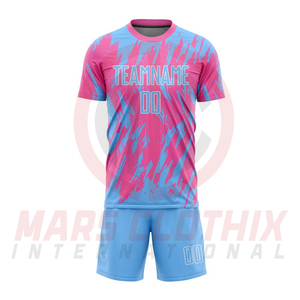 Uniformes de Fútbol con Logotipo Personalizado al por Mayor, Producto en Venta Caliente, Diseño OEM, Conjunto de Camiseta y Pantalones Cortos de Fútbol - Product Image 2