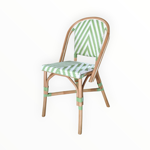 เก้าอี้บิสโทรยอดนิยมสำหรับร้านกาแฟ ร้านอาหาร พื้นที่สาธารณะในที่พักอาศัย - หวายสังเคราะห์ถักทออย่างดี รับประกันการถักทอ 3 ปี - Product Image 2