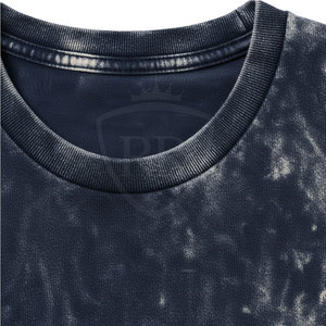 Modern Fit Men Acid Wash T-Shirt Solid 100% Cotton <b>Knitted</b> Casual Soft Fabric for Streetwear Fashion 2026 - Product Image 2