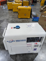 Chinesische Geräuscharme Diesel-Generatoren 25kVA 20kVA 15kVA 12kVA Tragbares Aggregat 1500rpm 3000rpm Drehzahl Vollkupfer-Alternator