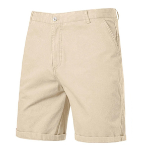 Pantalones Cortos Bermuda Negros para Hombre, Tela de Lana, Secado Rápido, Ecológicos, Anti-UV, Ropa Deportiva Casual con Bolsillos, Cintura Alta, Cierre de Cremallera - Product Image 5
