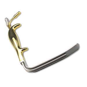 High Quality Manual Nasal Retractor with Fiber <b>Optic</b> Illumination Medical Grade Stainless Steel and Metal - Product Image 3