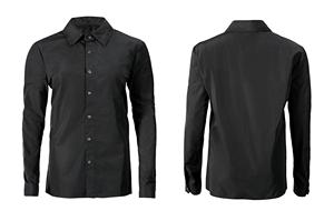 Chemise pour homme grande taille personnalisée, noir et jaune, mélange de coton, manches courtes, col rond, décontractée, fabriquée en Inde, vente en gros OEM - Product Image 3
