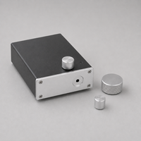 Produsen Casing Amplifier Audio Aluminium OEM Kustom Sesuai Gambar untuk Perakitan Speaker HiFi dan Power Amplifier
