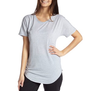 Wholesale Custom Logo Women's T-shirts Summer Soft Neck Short Sleeve Casual Crop Top Ladies Sexy Fitted Blank Shirt Polyester - Product Image 1