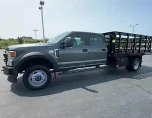 Camión con Plataforma Elevadora Automática AT37G de 37 pies para Ford F-550 2020, Usado para Exportación, Bajo Kilometraje - Product Image 1