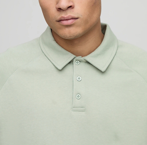 Polo personalizado para hombre, 100% algodón tejido, corte regular, manga corta, logotipo impreso por transferencia térmica, estilo hip hop. - Product Image 6