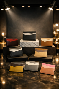 WRIZA Genuine Leather Compact 3 Inch <b>Card</b> <b>Holder</b> Sleek Minimalist Wallet Durable 30MM Thick <b>Slim</b> Design for Men and Women - Product Image 3