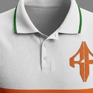 Conjunto de Polo Personalizado de Diseño Superior para Hombre, Material Poliéster/Algodón, Estilo Casual, Estampado Técnico por RIVIAN ATLANTIC - Product Image 3