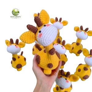 Juego de Juguetes de Peluche Hechos a Mano, Muñeco Amigurumi de Animales de Dibujos Animados, Hilo Suave, Regalo para Niños, Recuerdo de Fiesta - Product Image 5