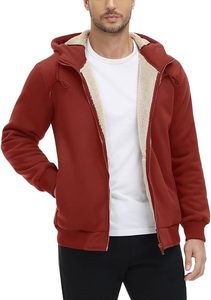 Warmth Windproof Spring Outdoor Mens Hoodies Velvet Lining Formal <b>Base</b> <b>Layer</b> Thickened Fleece Pullover - Product Image 4