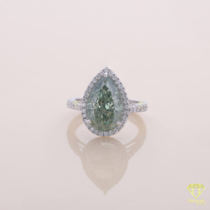 Anillo de Compromiso de Moissanita Refinada de Proveedor Indio para Mujer, Diseñado para Ocasiones Especiales Memorables, Disponible en Grandes Cantidades - Product Image 3