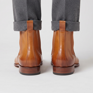 Botas de Tobillo para Hombre, OEM, de Cuero Genuino, Impermeables, con Cierre de Cremallera - Product Image 3
