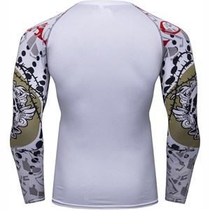 Rash Guard Personalizado para Hombre, Rash Guard de Manga Larga para BJJ, Rash Guard de Jiu Jitsu al Mejor Precio - Product Image 3