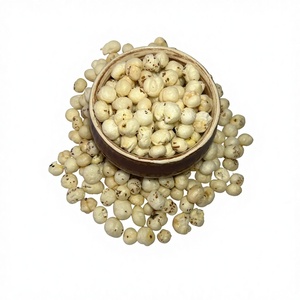 Raw Organic Makhana Fox <b>Nuts</b> 4 Suta 12.5mm Medium Cleaned & Graded Hygienic OEM Semi-Soft Texture Product of India - Product Image 1