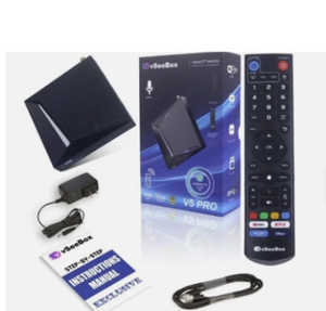 กล่องวิทยุอัจฉริยะ Vseebox V5 Pro คุณภาพระดับอุตสาหกรรม ใหม่แกะกล่อง 4GB+32GB ได้รับอนุญาตอย่างเป็นทางการ ควบคุมด้วยเสียง พร้อมหูหิ้วพลาสติก OEM - Product Image 3