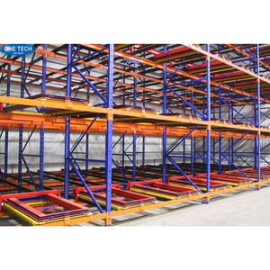 Push Back <b>Racking</b> <b>System</b> Vietnam Customization Heavy Duty Steel Screw Assembly Electrostatic Powder Coating - Product Image 1
