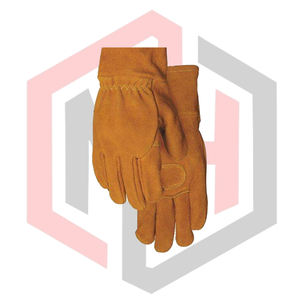 Gants de lutte contre les incendies résistants aux intempéries, en cuir de vachette pleine fleur, pour soudure TIG/MIG, sans silicone, sans poudre, respirants, tricotés - Product Image 2