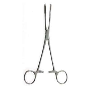 Pinces à éponges Rampley 24,5 cm, manuelles, non traumatiques, à dents, en acier inoxydable, modèle GS-DF-0010, pour chirurgie générale - Product Image 3