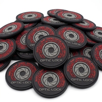 Badges en PVC néon en gros, écussons circuit cyberpunk, emblèmes ronds en silicone pour streetwear urbain, directement de l'usine