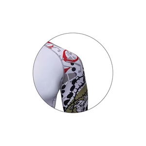 Camiseta de Compresión Rash Guard para Hombre con Logotipo Personalizado, Spandex de Secado Rápido, para MMA, BJJ, Gimnasio, Entrenamiento, Manga Larga, OEM, ODM, Suministro al por Mayor - Product Image 2