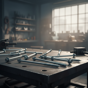 Tornillos de Rosca Parcial de Acero al Carbono Zincado con Cabeza Hexagonal Métrica/Inch de Alta Resistencia Clase 4.8 6.8 M6-M12 Estándar DIN/ANSI PDC - Product Image 1