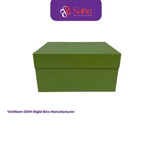 Bio-degradable Recyclable Kraft <b>Paper</b> Handmade Gold Foil Stamping Rigid Boxes Customizable Gift From Vietnam - Product Image 4