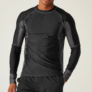 Reasonable Rate Men Rash Guard Latest Fashion premium Quality Anti Wrinkle Top Trending Men Rash Guard with latest Designs - Product Image 4