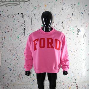 Sweat-shirts FORD à col montant 450 GSM, broderie personnalisée avec nom, coupe ample et oversize, 100% coton molletonné French Terry - Product Image 1