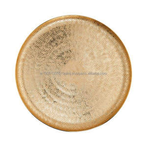 Haute personnalisé en gros à la main en forme de feuille cuivre or métal vaisselle dessous de verre dessus de table décor à la maison Sublimation dessous de verre de l'inde - Product Image 3