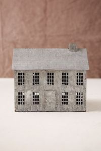 โคมไฟโลหะรูปทรงบ้าน งานฝีมือตกแต่งคริสต์มาสแบบดั้งเดิม - Product Image 3