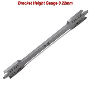 Optitech Healthcare Calibrador de Altura de Bracket Dental QR-7409 3.5 4.0 4.5 5.0 mm Manual Plateado Instrumento Quirúrgico 18 Posiciones de Mandíbula - Product Image 2
