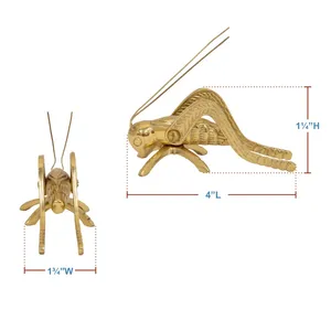 Sculpture de chien et de loup en aluminium plaqué or, artisanale de luxe, décoration intérieure moderne et antique, art d'intérieur - Product Image 2