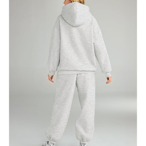 Conjunto Deportivo de Invierno para Mujer, Ecológico, de Secado Rápido, al por Mayor, Sudadera Ligera de Algodón, Pantalones Deportivos Transpirables - Product Image 6